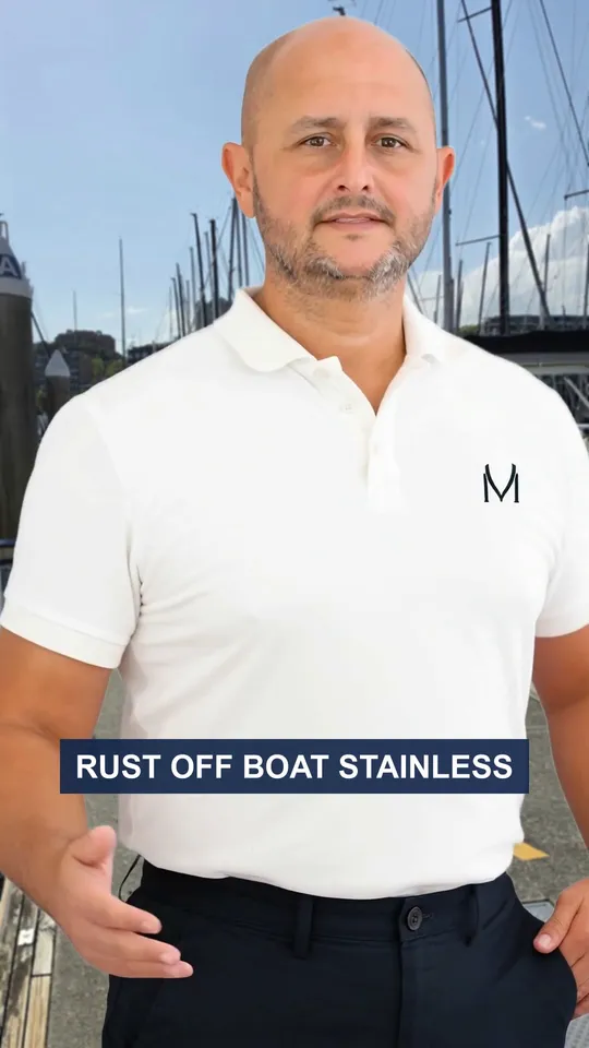 How to remove rust from boat stainless steel